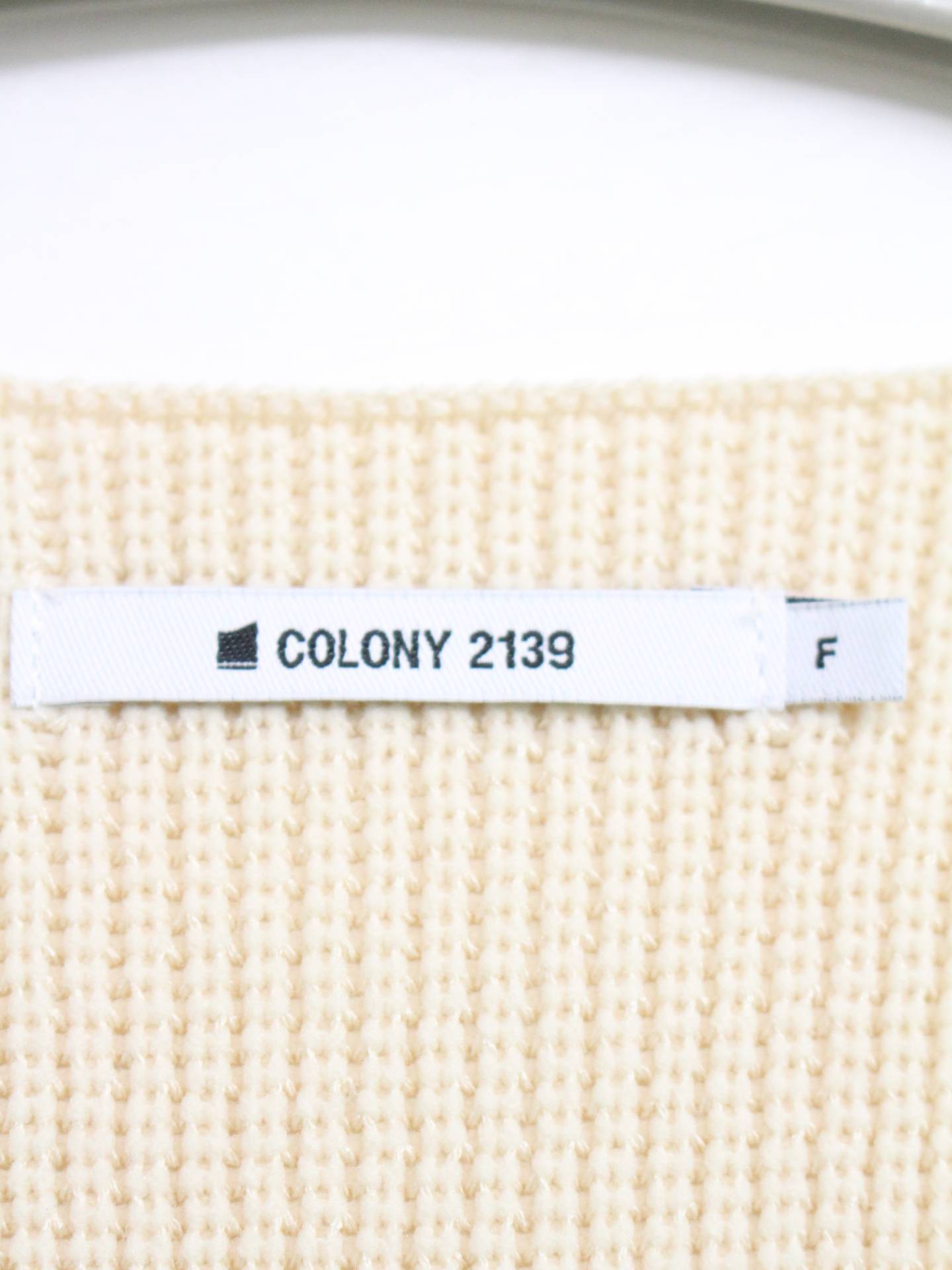 COLONY 2139/ベスト/トップス/ホワイト/F