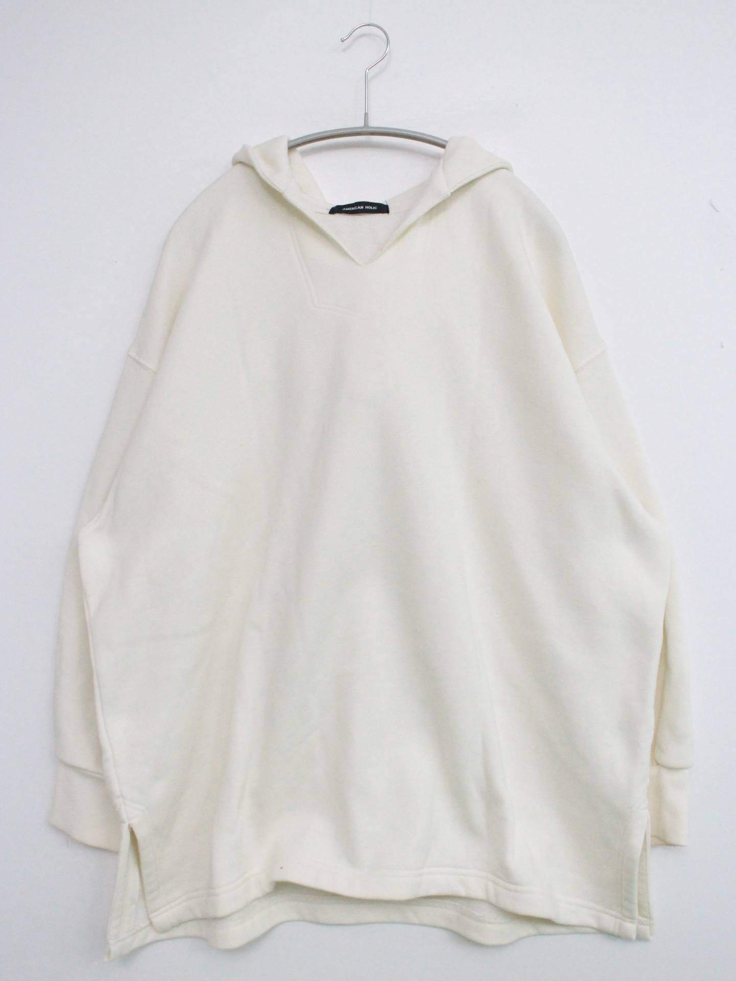 AMERICAN HOLIC/アメリカンホリック/パーカー/トップス/ホワイト/F