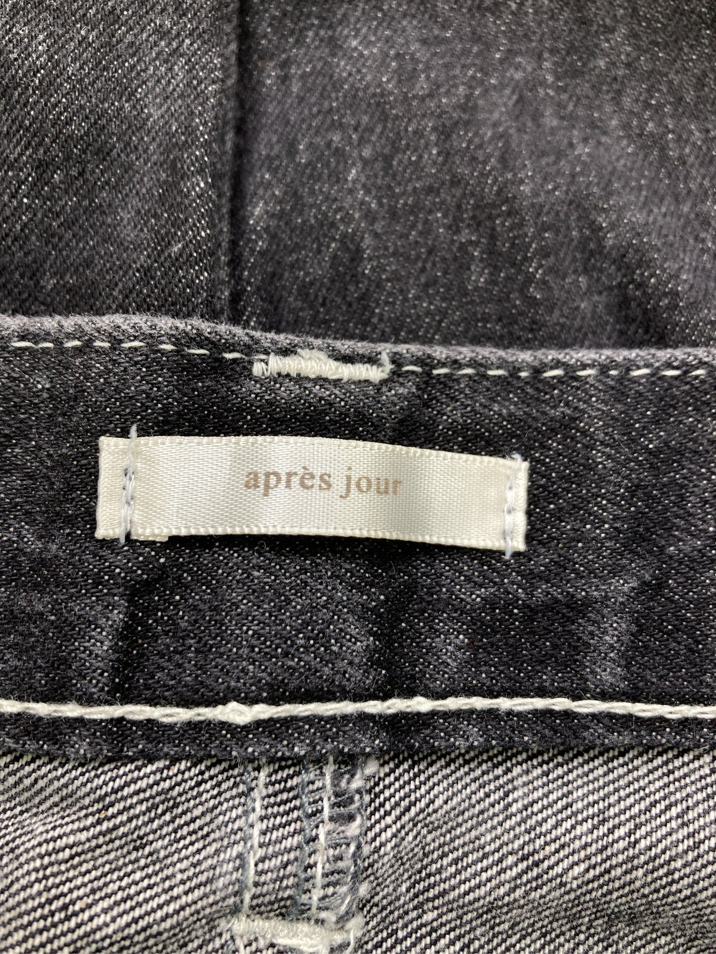 apres jour/アプレジュール/デニムパンツ/パンツ/ブラック/S