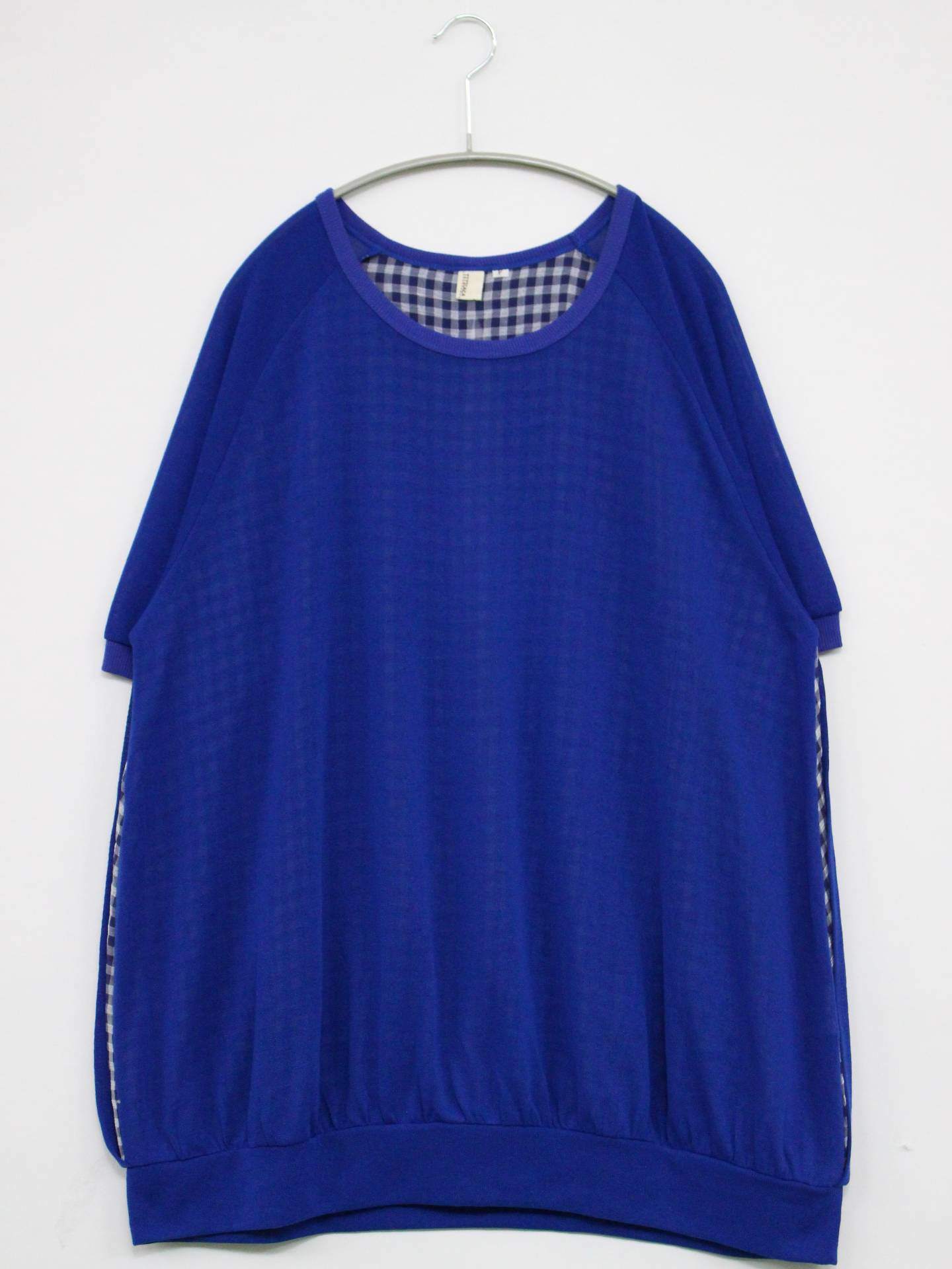 TITICACA/Tシャツ/カットソー/トップス/ブルー/F