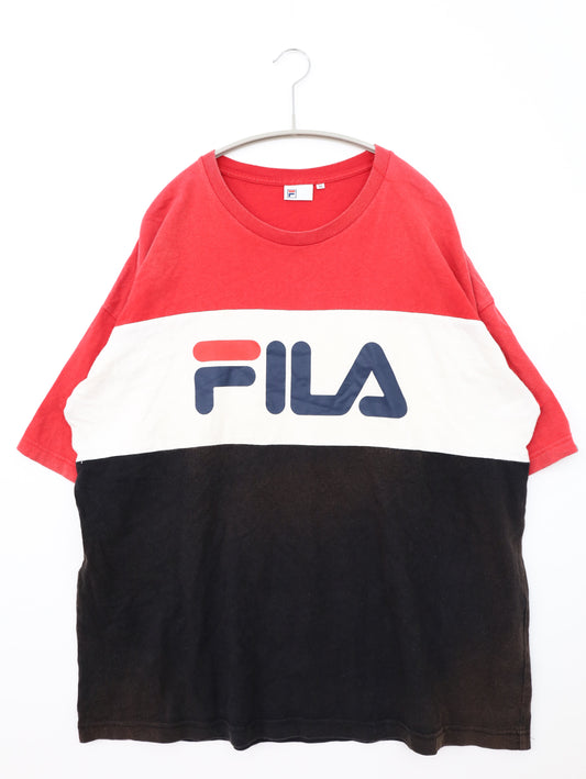 FILA/Tシャツ/カットソー/トップス/ブラック/XL
