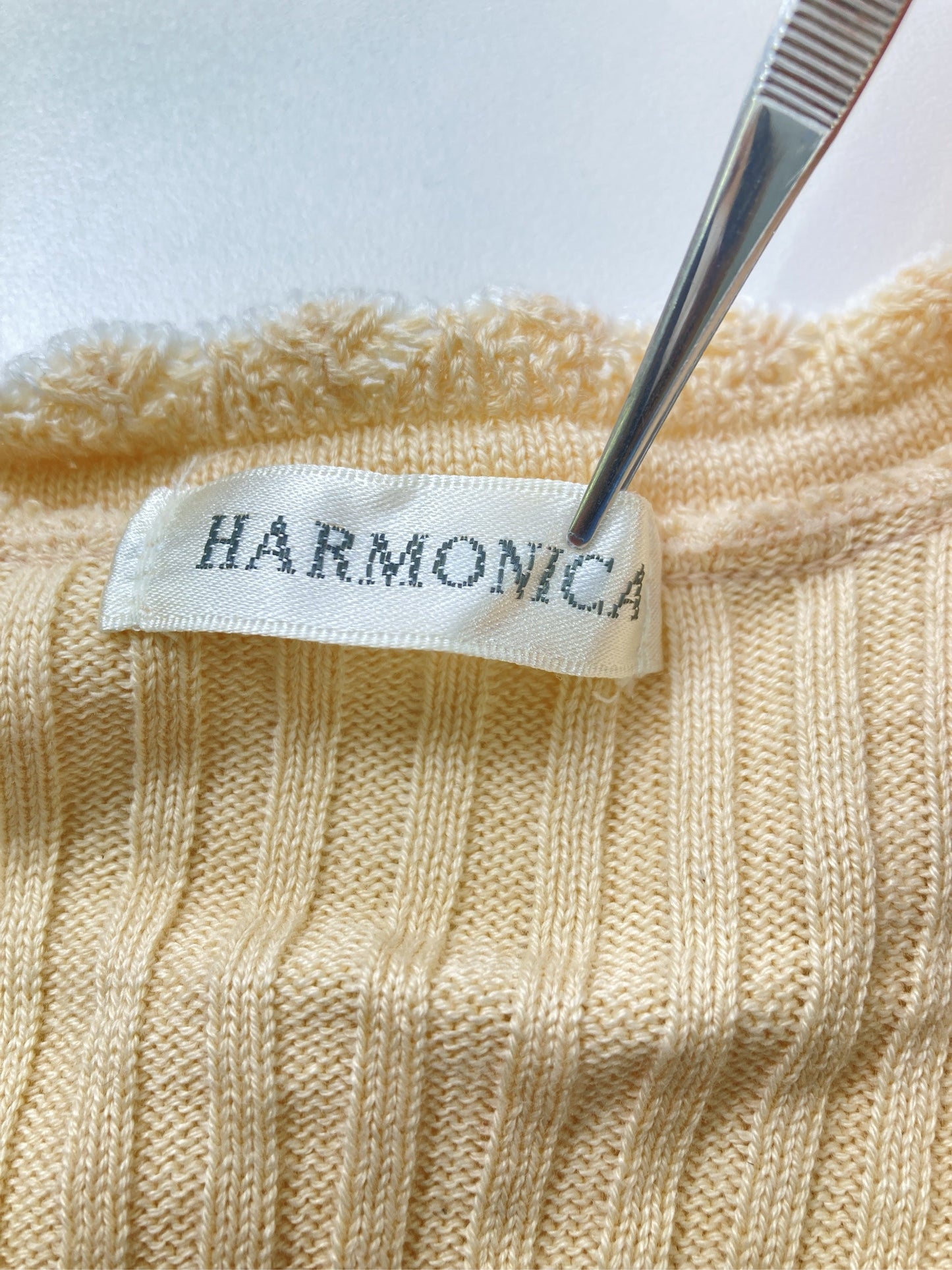 HARMONICA/ハーモニカ/ニット/セーター/トップス/アイボリー/M