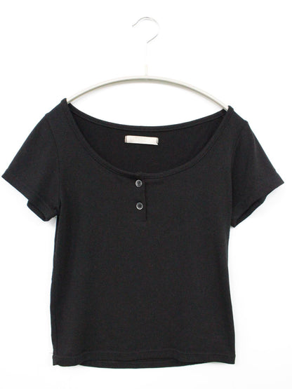 thehogi+/Tシャツ/カットソー/トップス/ブラック