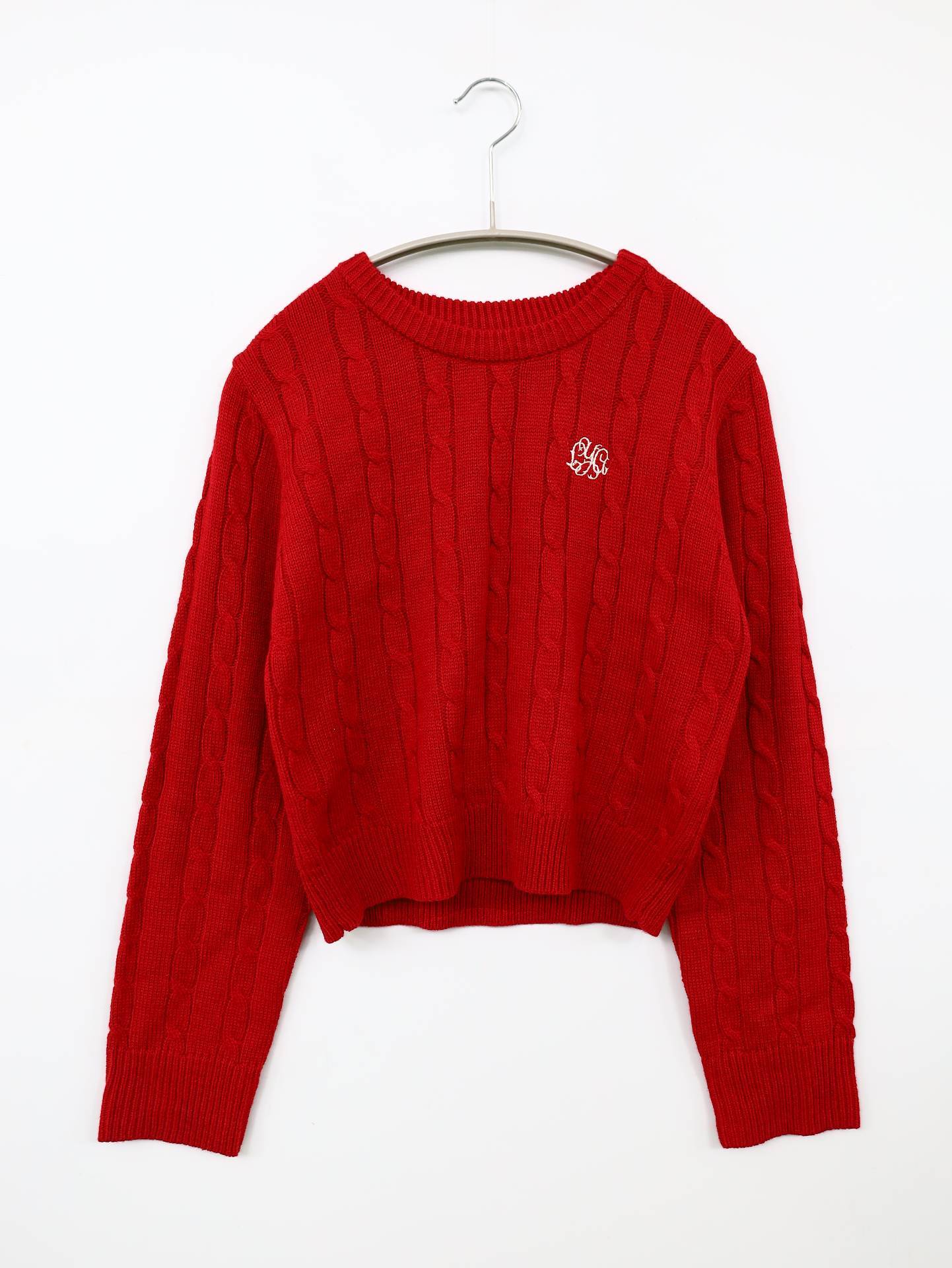 ニット/セーター/トップス/レッド/F