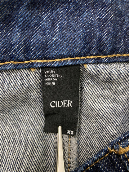 CIDER/サイダー/デニムスカート/スカート/ネイビー/XS