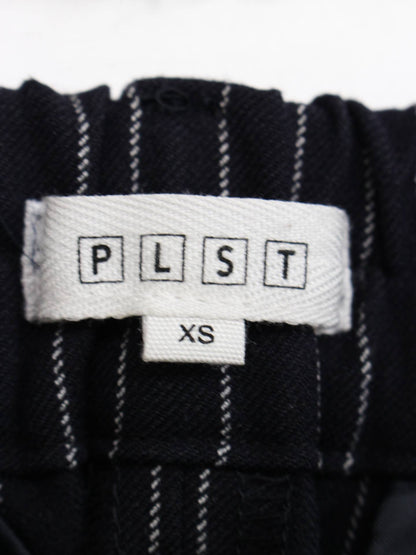 PLST/スラックス/パンツ/ブラック/XS