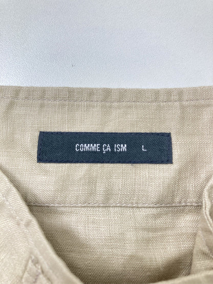 COMME CA ISM/コムサイズム/Tシャツ/カットソー/トップス/ベージュ/L