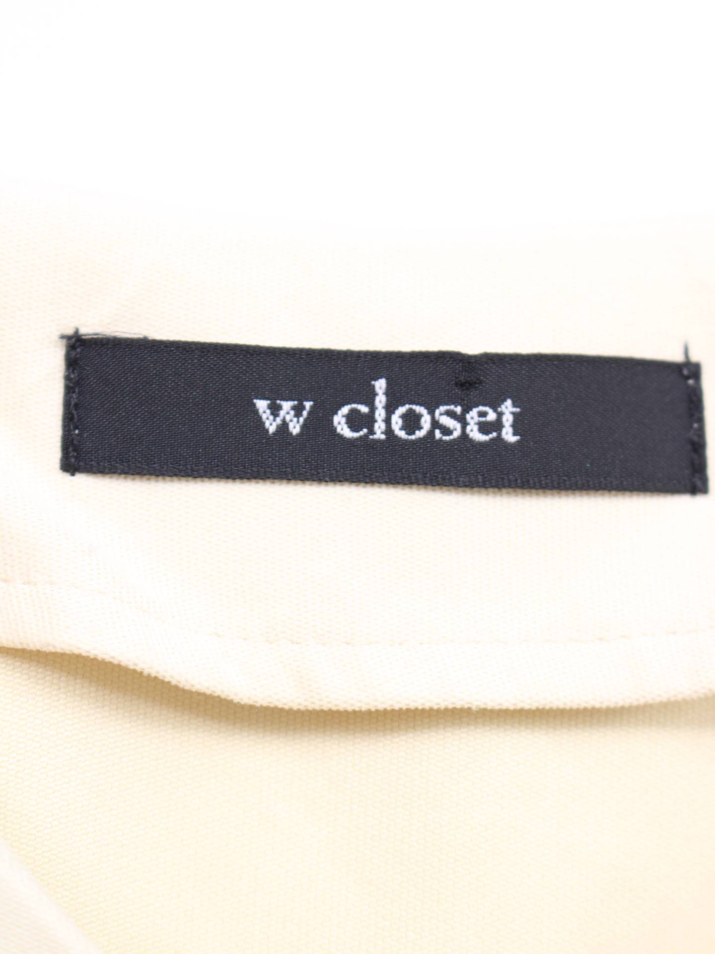 w closet/ダブルクローゼット/ワンピース/ワンピース/ドレス/ホワイト/F