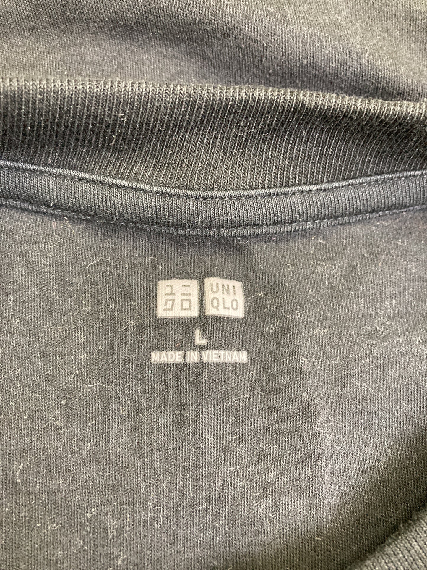 UNIQLO/ユニクロ/スウェット/トップス/ブラック/L