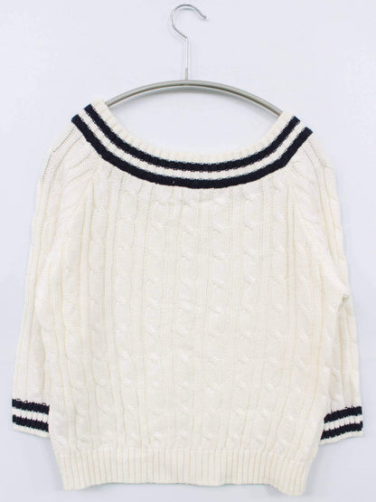 Apuweiser-riche/ニット/セーター/トップス/ホワイト/2