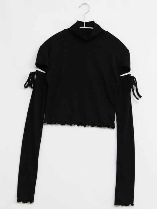 ZILIHUA/Tシャツ/カットソー/トップス/ブラック