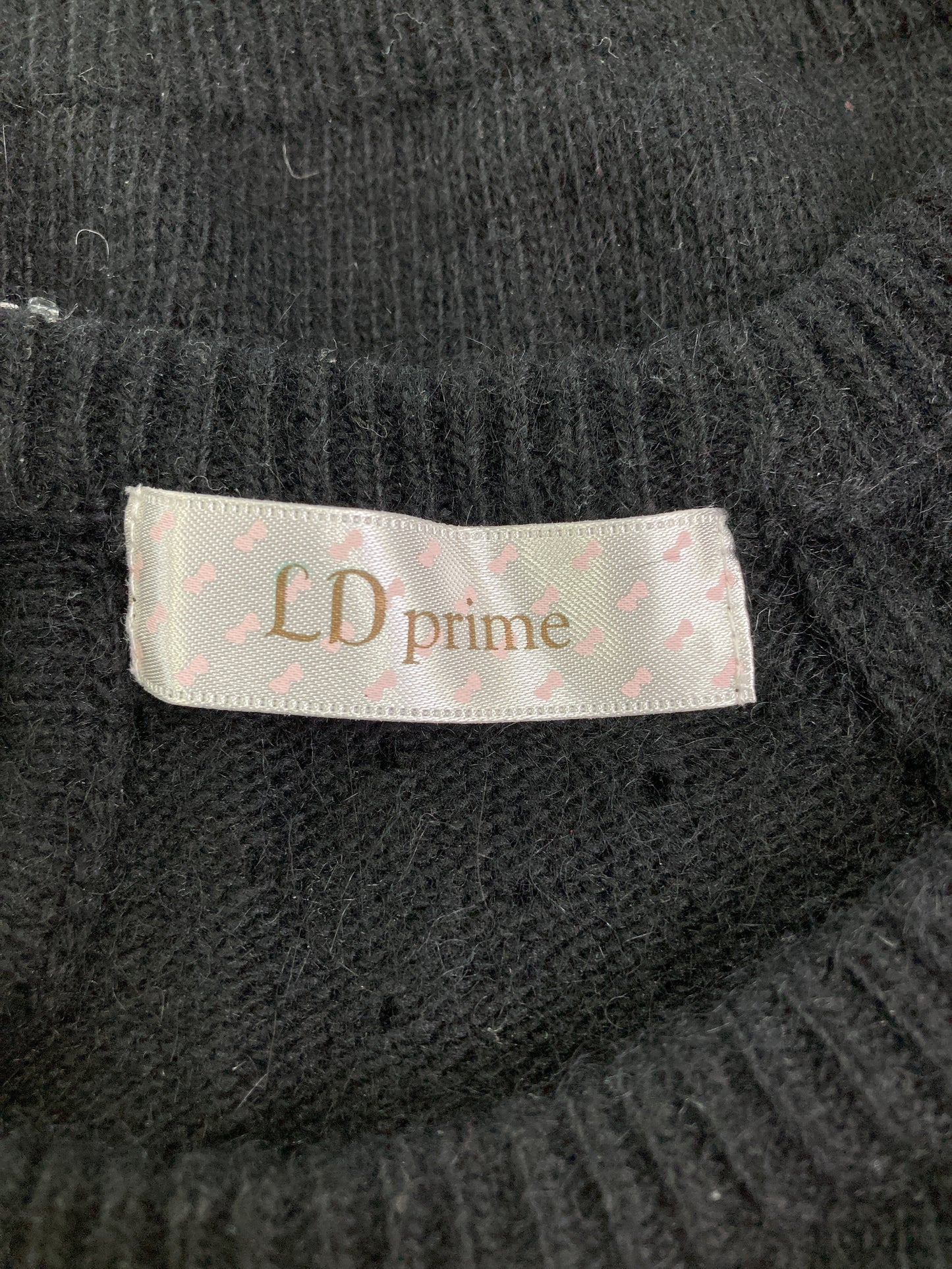 LD prime/エルディープライム/ニット/セーター/トップス/ブラック