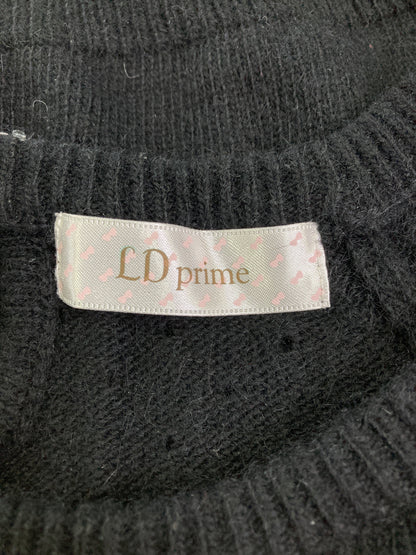 LD prime/エルディープライム/ニット/セーター/トップス/ブラック
