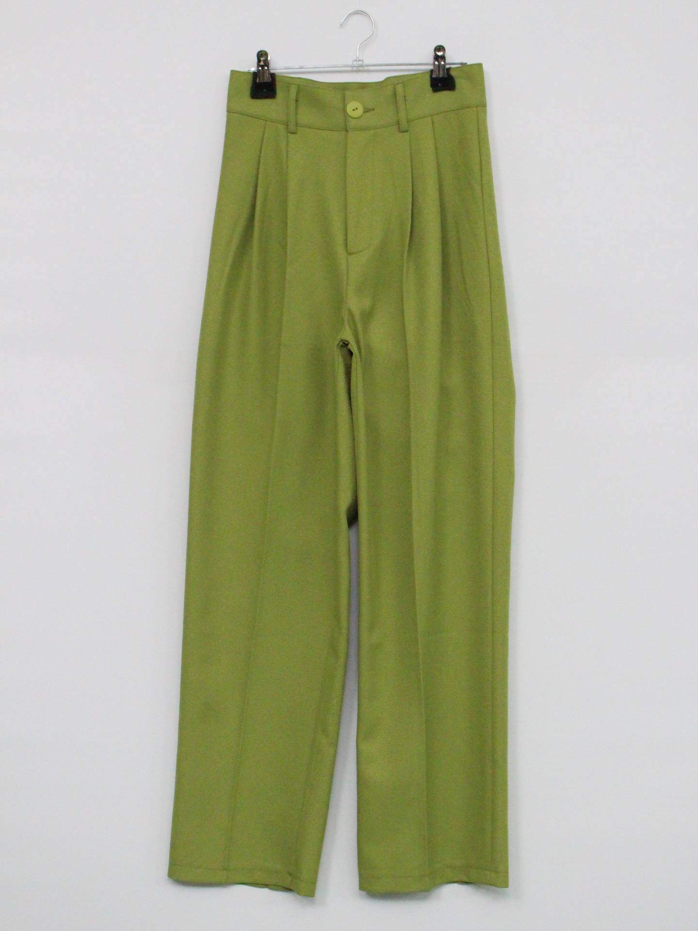 me +emselect/スラックス/パンツ/ライトグリーン/M