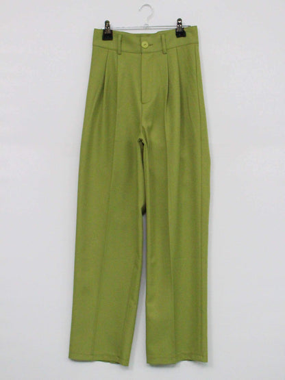 me +emselect/スラックス/パンツ/ライトグリーン/M