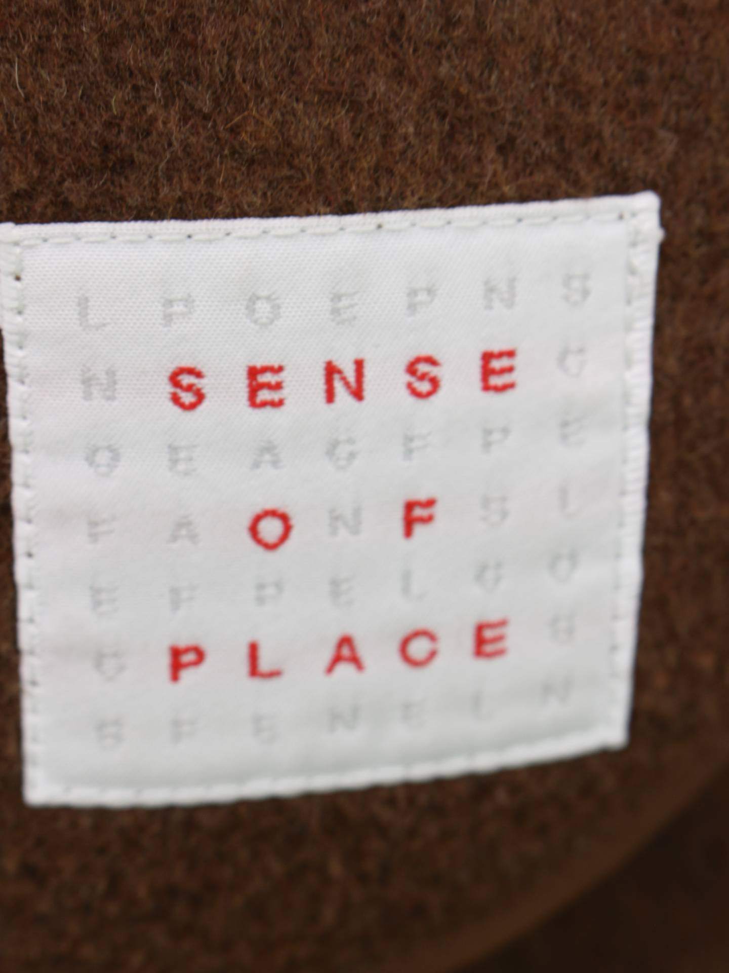 SENSE OF PLACE/チェスターコート/ジャケット/アウター/ブラウン/36