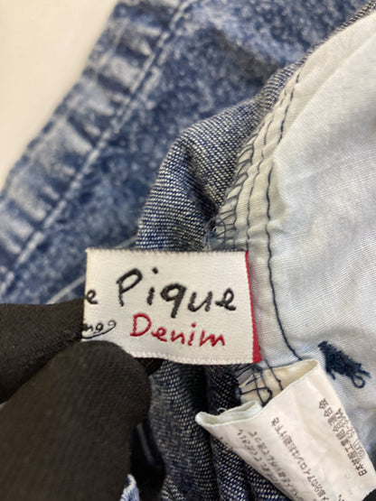 pipue de pique/デニムパンツ/パンツ/ブルー/M