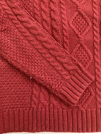 tricolour/ニット/セーター/トップス/レッド/F