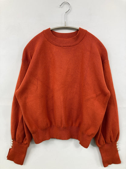 ti./ニット/セーター/トップス/オレンジ/M