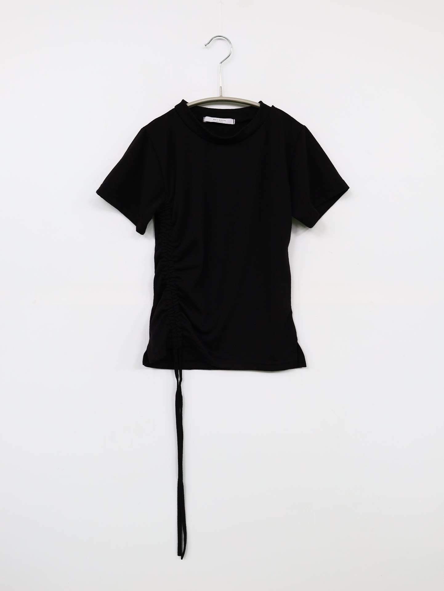 MACARON/Tシャツ/カットソー/トップス/ブラック