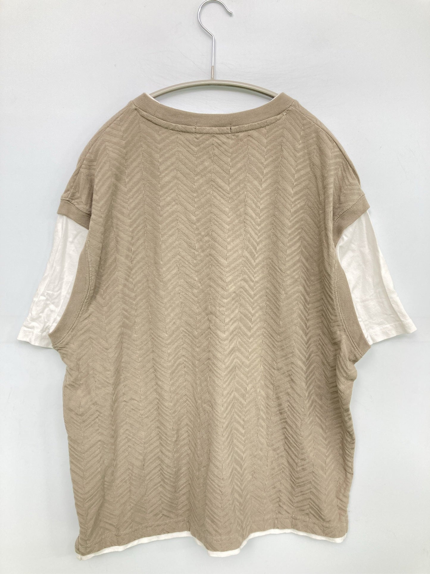 BACK NUMBER/バックナンバー/Tシャツ/カットソー/トップス/ベージュ/M