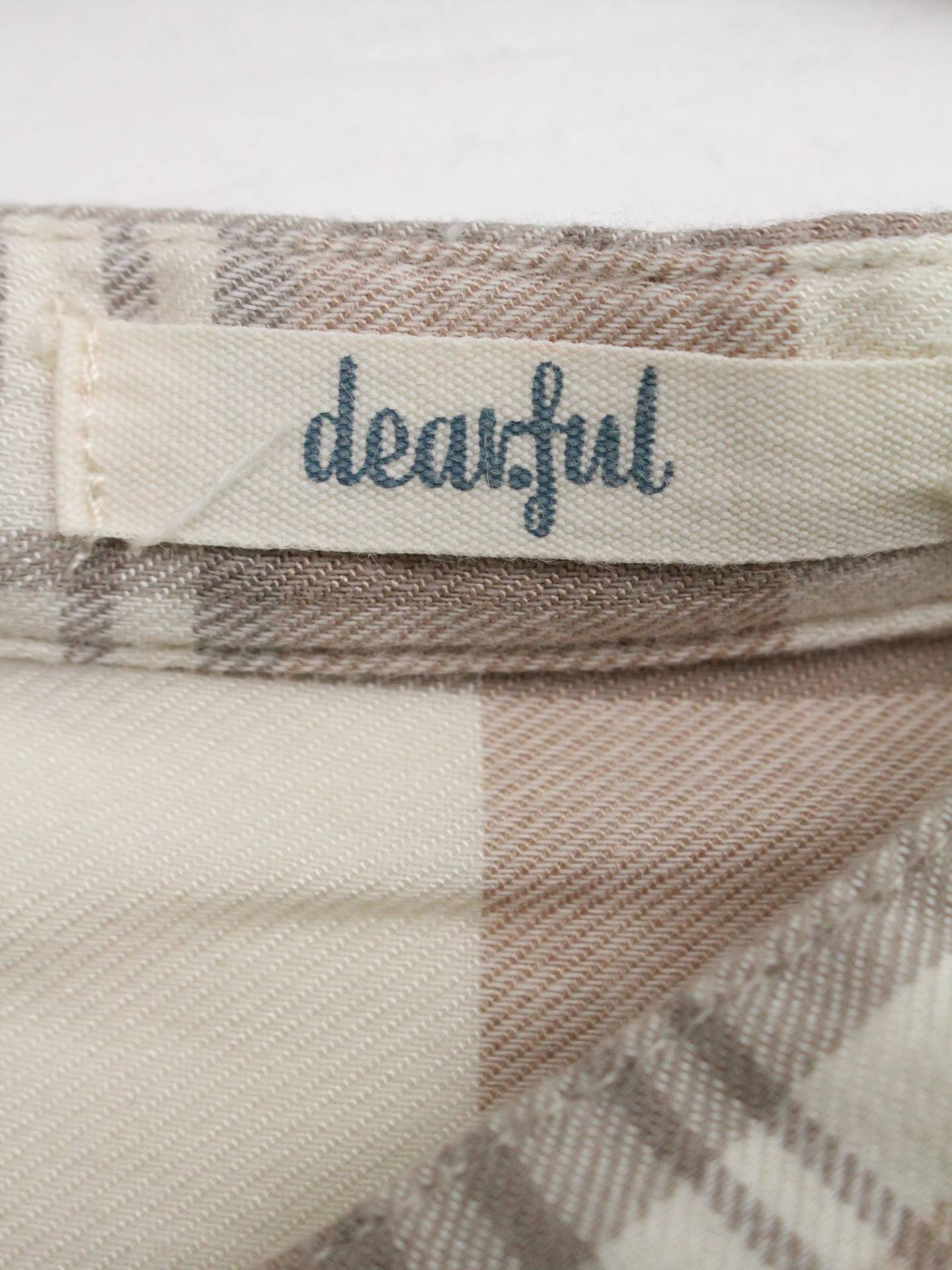 dearful/シャツワンピース/ワンピース/ドレス/ブラウン/LL