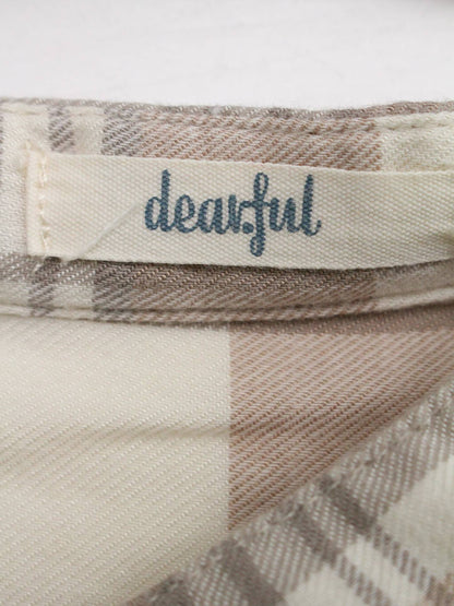 dearful/シャツワンピース/ワンピース/ドレス/ブラウン/LL