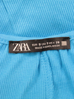 ZARA/ザラ/ワンピース/ワンピース/ドレス/ブルー/S
