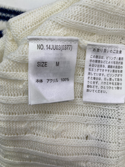 CECIL McBEE/セシルマクビー/ニット/セーター/トップス/ホワイト/M