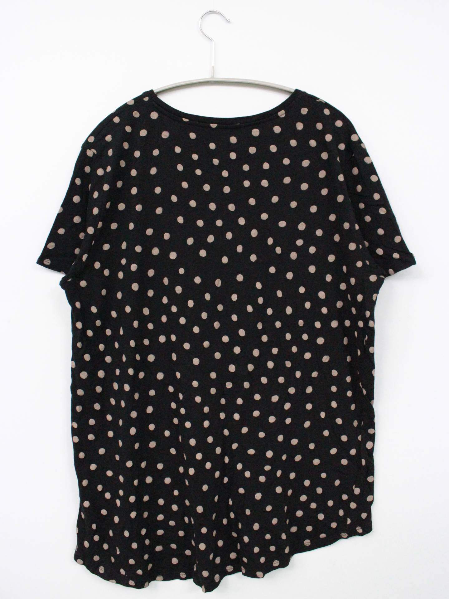 ZARA/ザラ/Tシャツ/カットソー/トップス/ブラック/XL