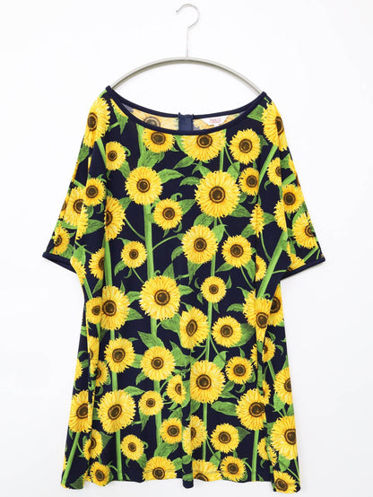 PART2/チュニック/ワンピース/ドレス/ブラック/3L