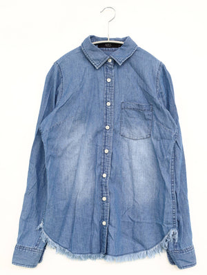 AZUL by MOUSSY/アズールバイマウジー/シャツ/ブラウス/トップス/ブルー/S