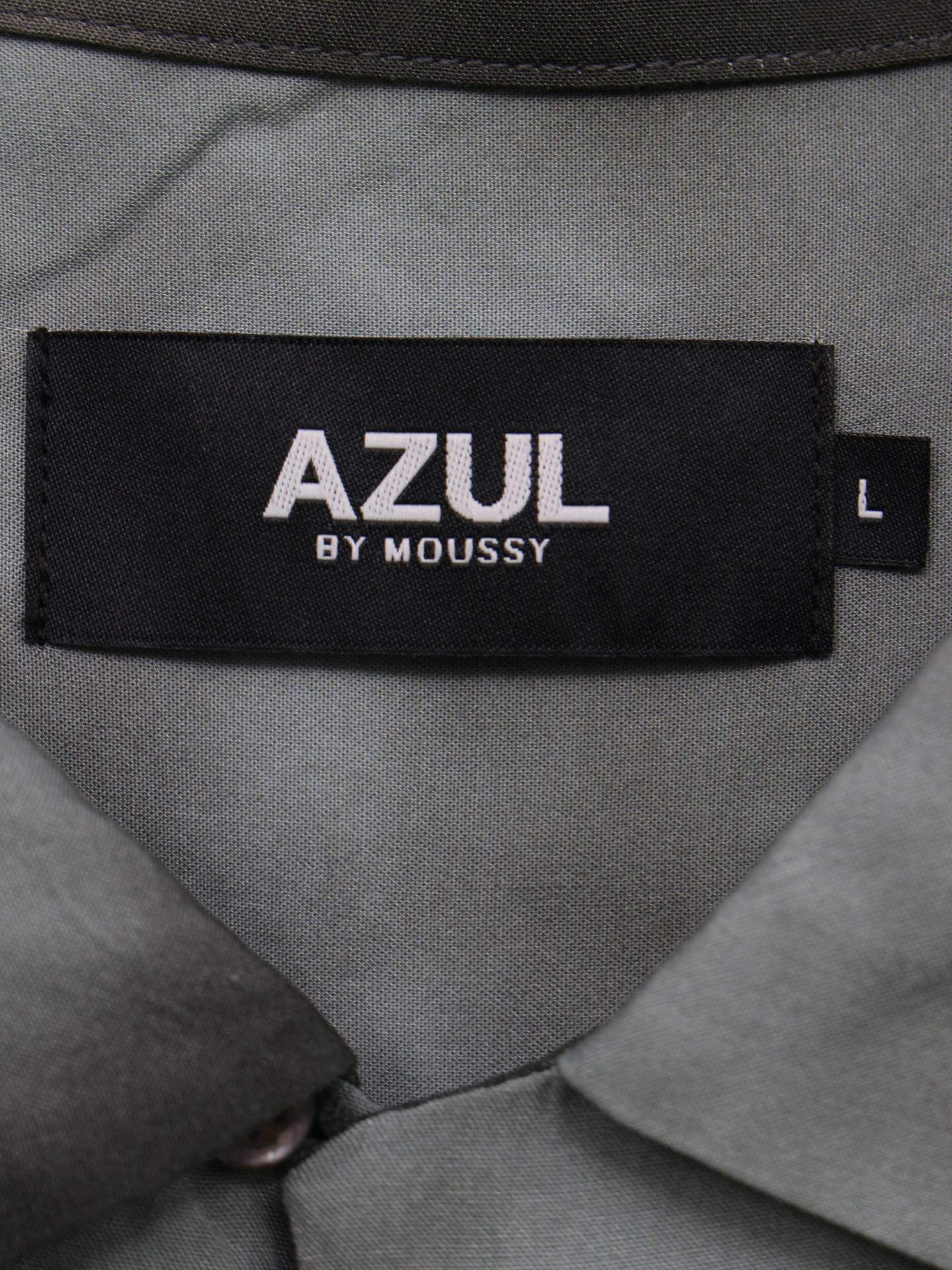 AZUL by MOUSSY/シャツ/ブラウス/トップス/グレー/L