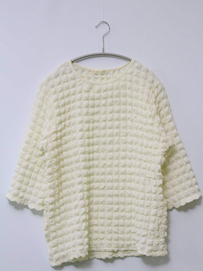 terawear emu/Tシャツ/カットソー/トップス/アイボリー/M