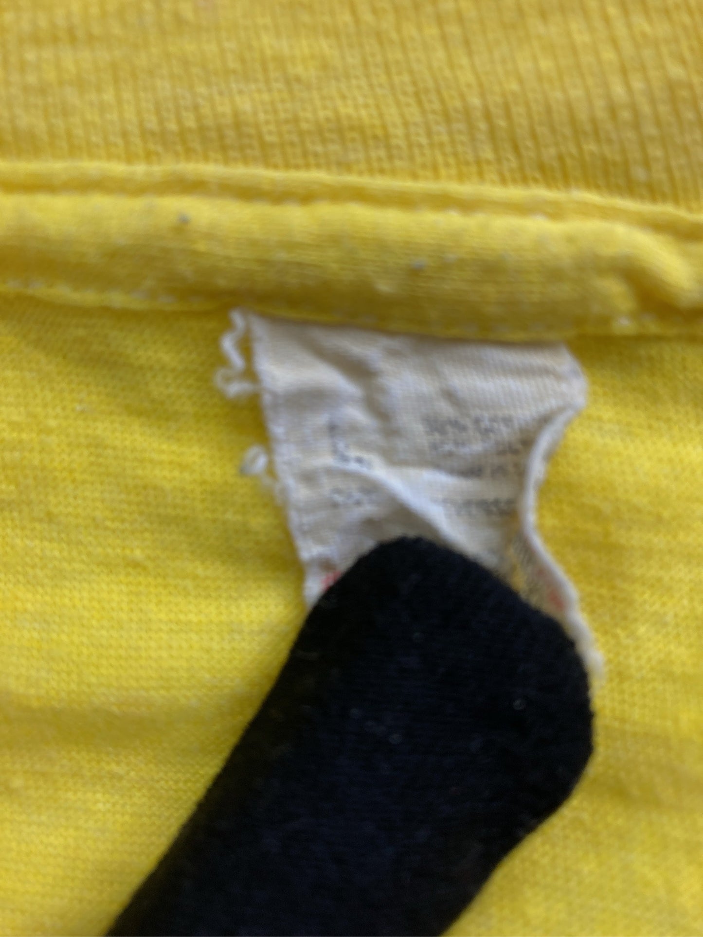 Tシャツ/カットソー/トップス/イエロー/L