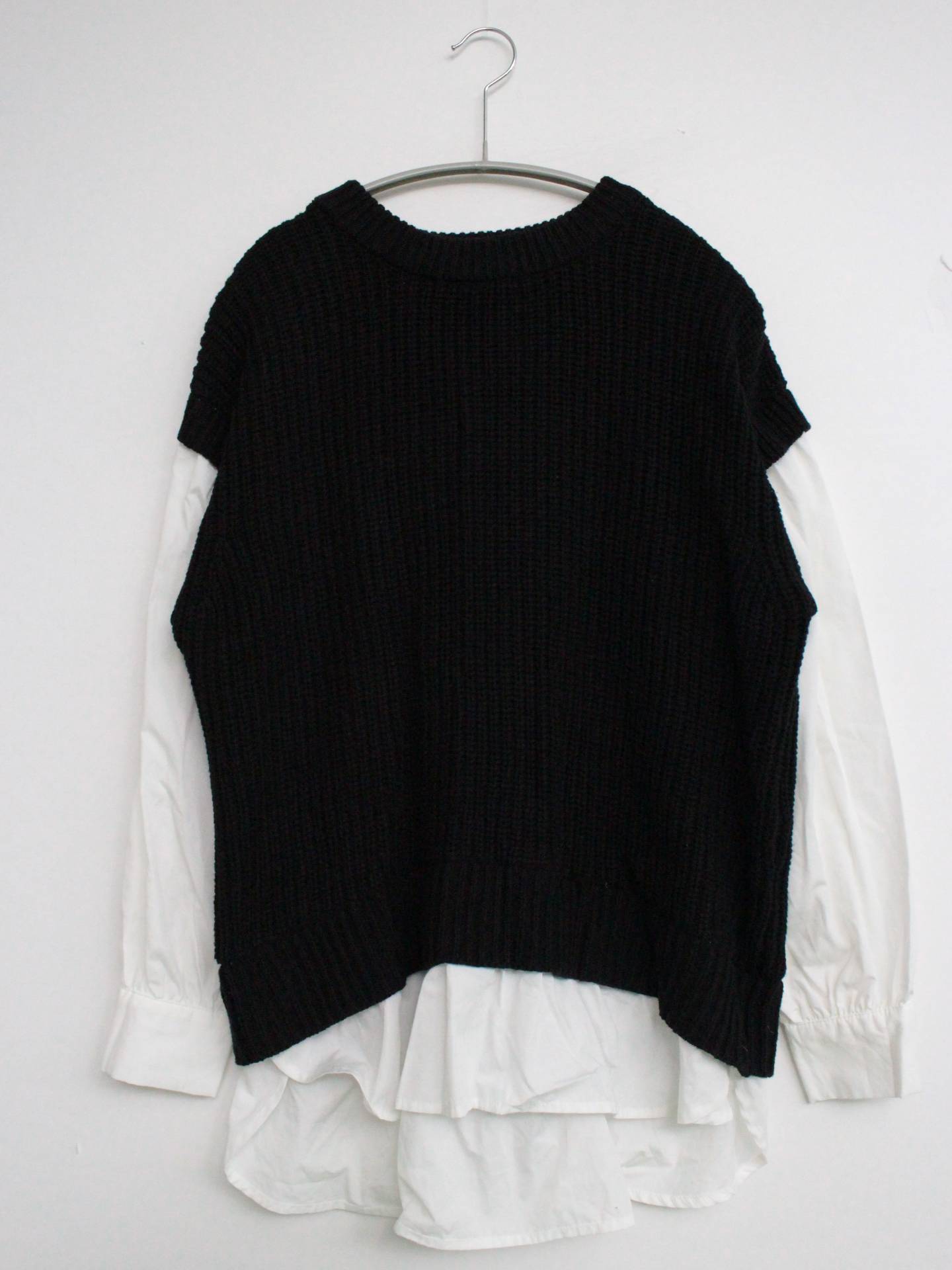 ViS/ビス/ニット/セーター/トップス/ブラック/F