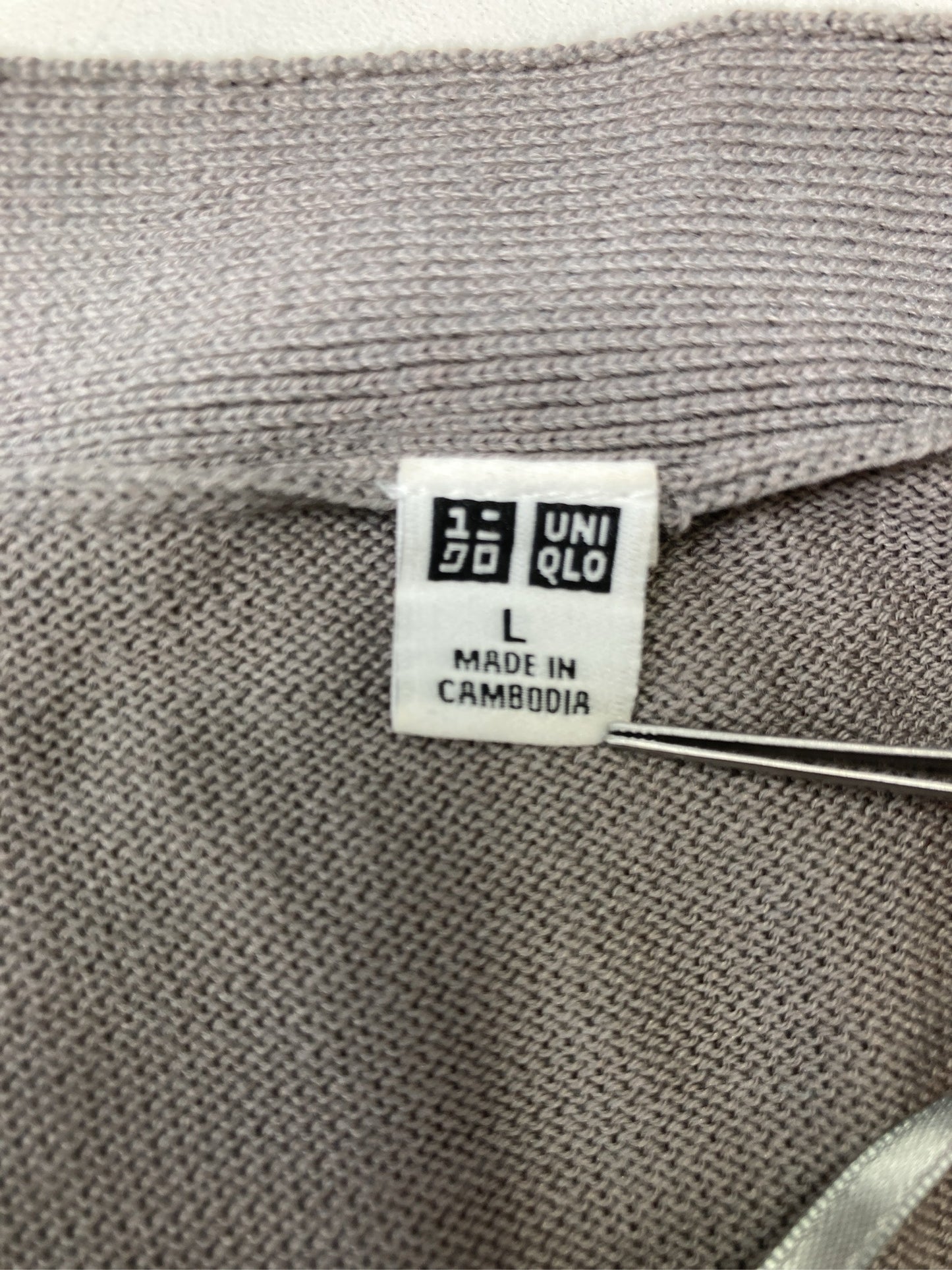 UNIQLO/ユニクロ/カーディガン/ボレロ/トップス/グレー/L