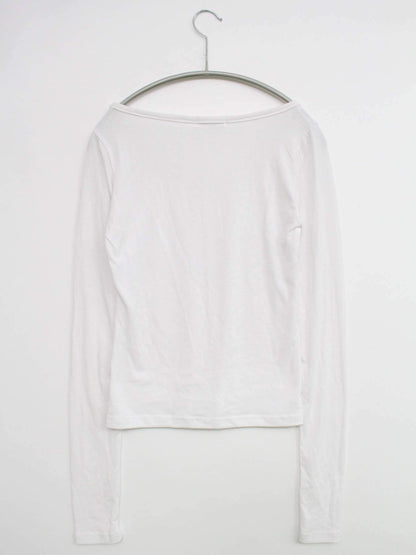 PINK POUCH/Tシャツ/カットソー/トップス/ホワイト