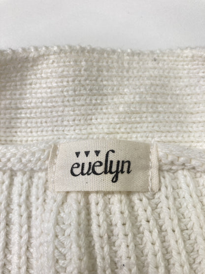 euelyn/カーディガン/ボレロ/トップス/ホワイト/F