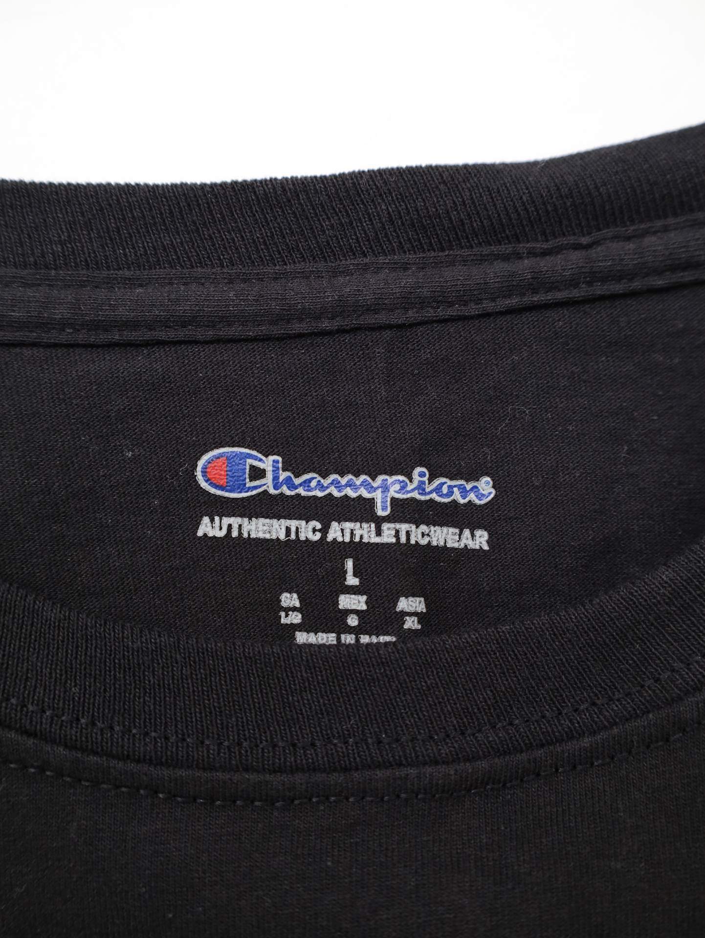 Champion/チャンピオン/Tシャツ/カットソー/トップス/ブラック/L