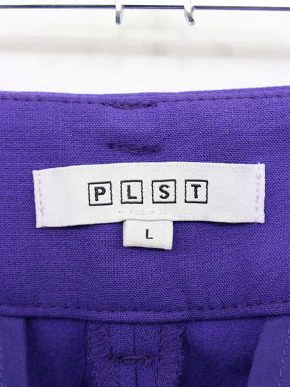 PLST/スラックス/パンツ/パープル/L