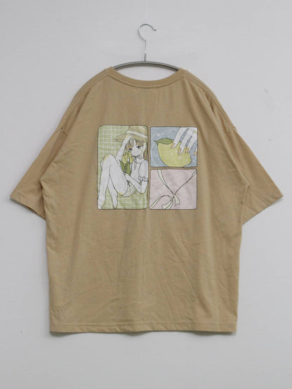 anown/Tシャツ/カットソー/トップス/ベージュ/FREE