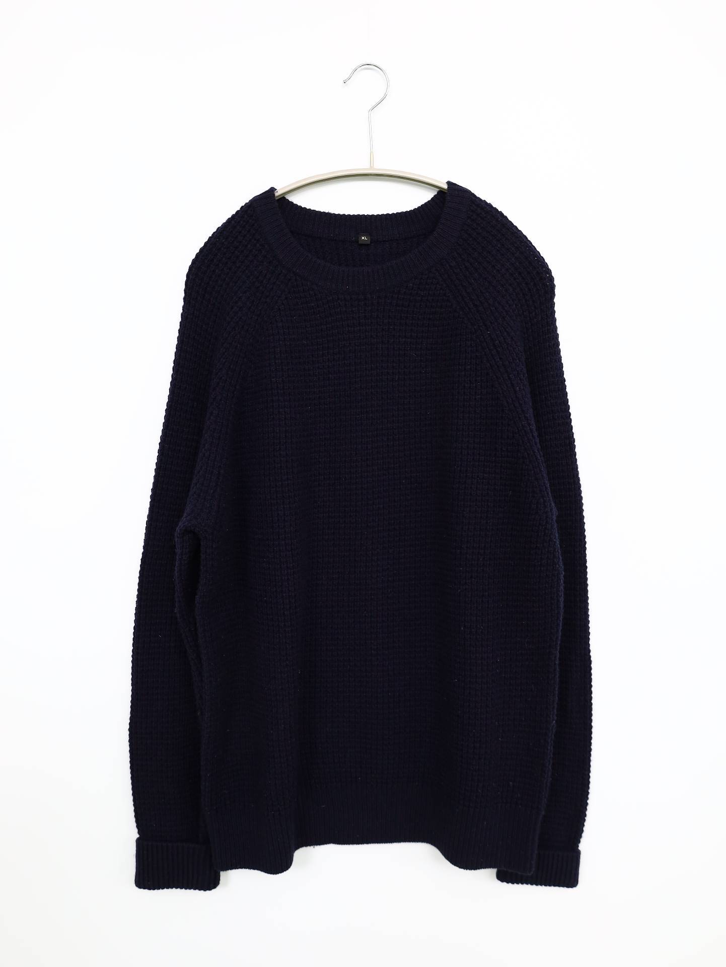 ニット/セーター/トップス/ネイビー/XL