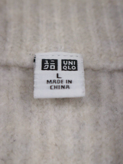 UNIQLO/ユニクロ/ニット/セーター/トップス/ベージュ/L
