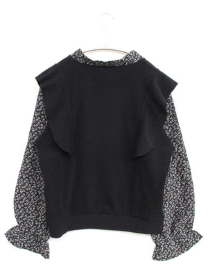 JUNOAH/ジュノア/シャツ/ブラウス/トップス/ブラック