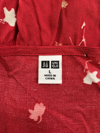 UNIQLO/ユニクロ/シャツ/ブラウス/トップス/レッド/L