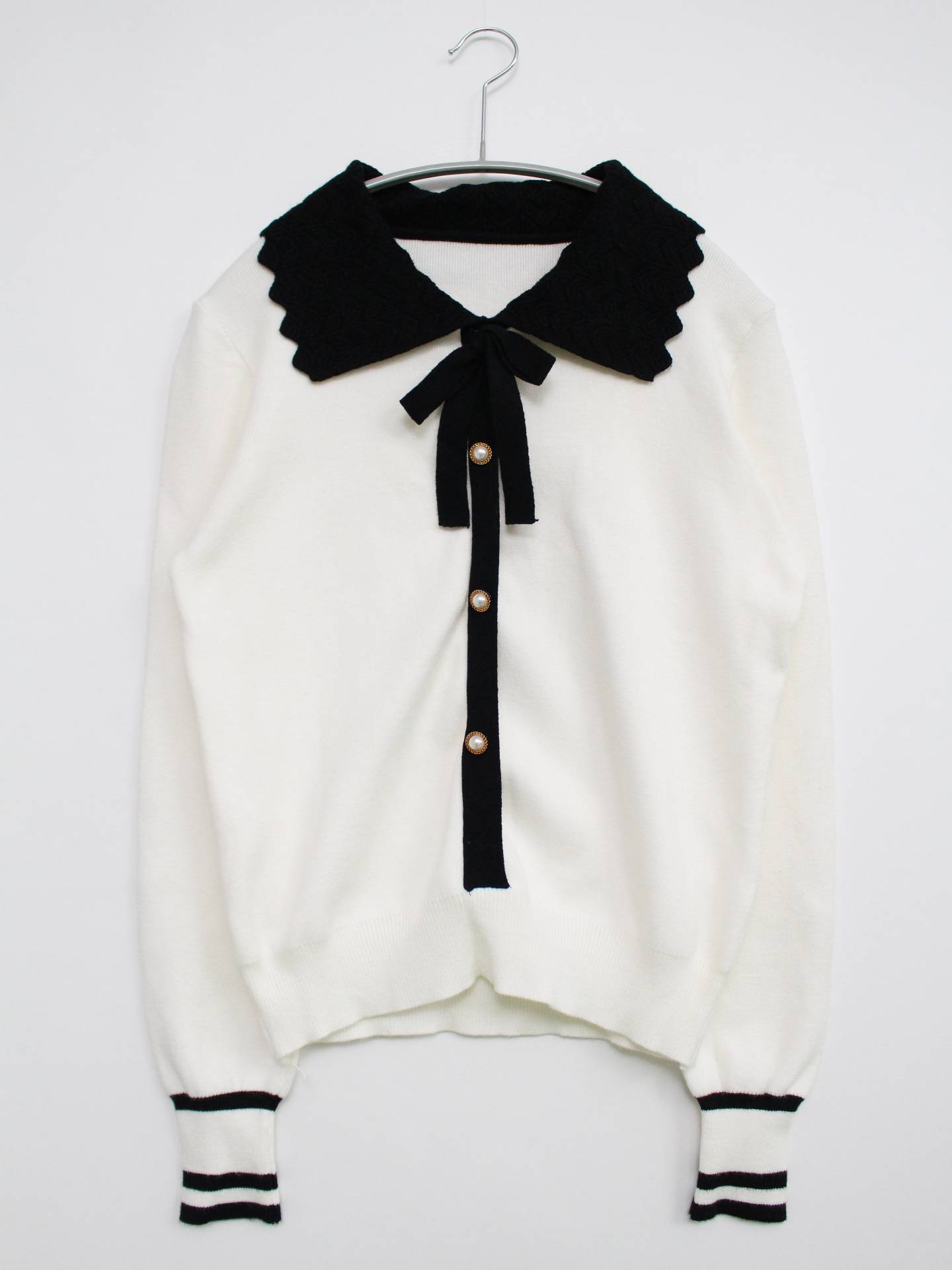 ニット/セーター/トップス/ホワイト