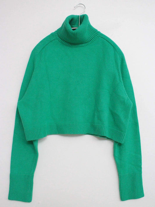 ZARA/ザラ/ニット/セーター/トップス/グリーン/S