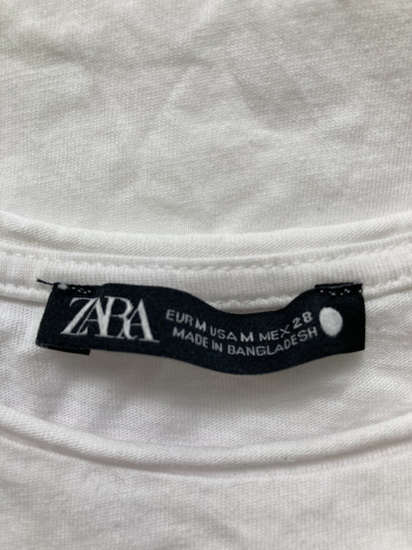 ZARA/ザラ/Tシャツ/カットソー/トップス/ホワイト/M