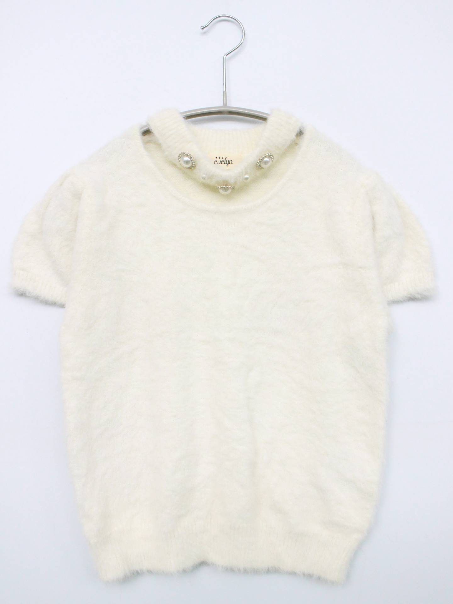 euelyn/ニット/セーター/トップス/ホワイト/F